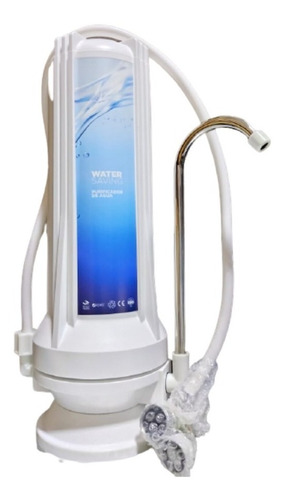 Filtro Purificador De Agua Universal Blanco Sobre Mesada