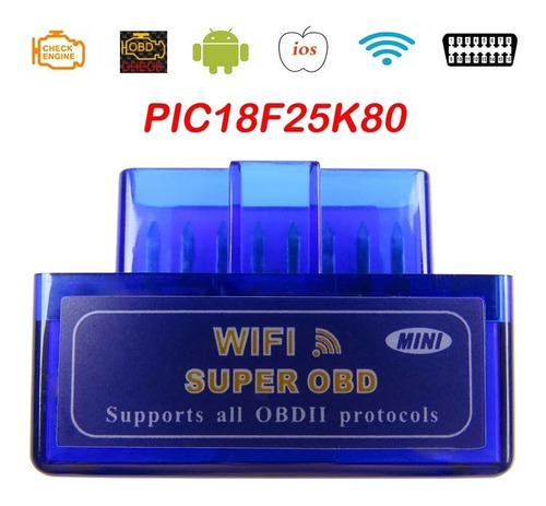 Mini Scanner Automotivo Obd2 Wifi iPhone Ios Android Elm327
