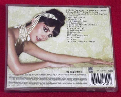 Cd: Filippa Giordano - Prima Donna (Usado)