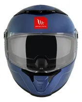 Comprar Casco Abatible Scooters Mt Helmets Exodus Sv A7 Solid Azul Azul Monocolor L