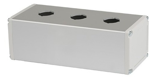 Autonics Sa Caja Para Botones De 22mm En Aluminio 3 Agujeros