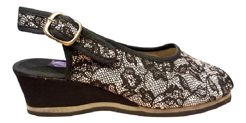 Sandalias De Mujer Broderi Con Taco Chino 4cm Purinki Art 61