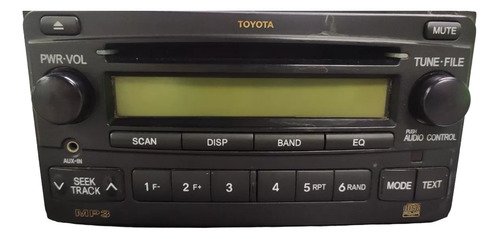 Reproductor Toyota  Am/fm/cd Para Corolla, Yaris, Fortuner