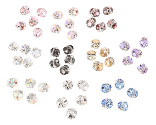 Diamantes De Imitación Para Decoración De Uñas, 50 Unidades,
