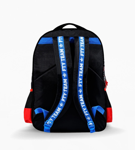 Imagen 2 de 5 de Mochila 18 PuLG Espalda Escolar Futbol Pelota Footy Luz Led