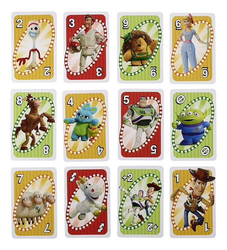 Uno Con Disney Pixar Toy Story 4 - Juego De Cartas Para Niño