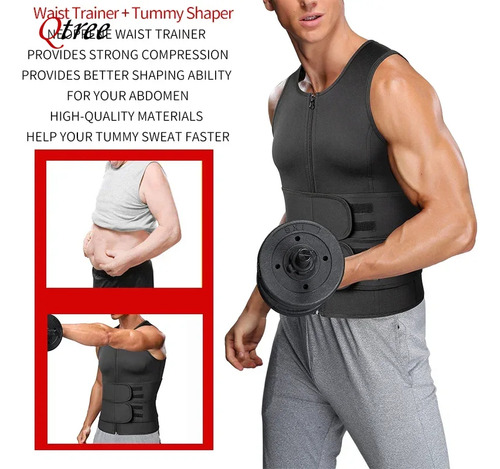 Chaleco De Entrenamiento De Cintura Moldeador De Cuerpo Para