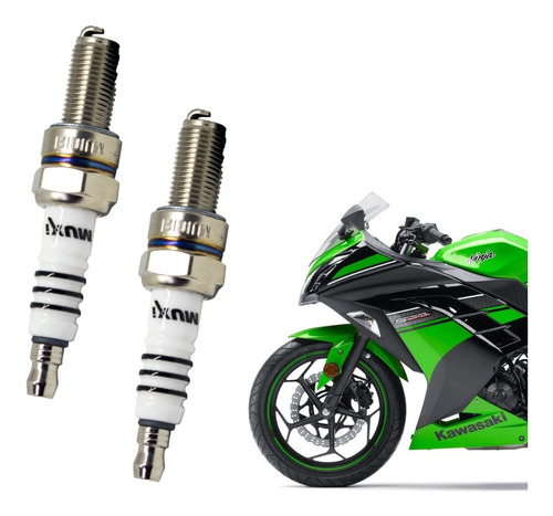 Bujias Iridium Ninja 250 300 Z250 Par