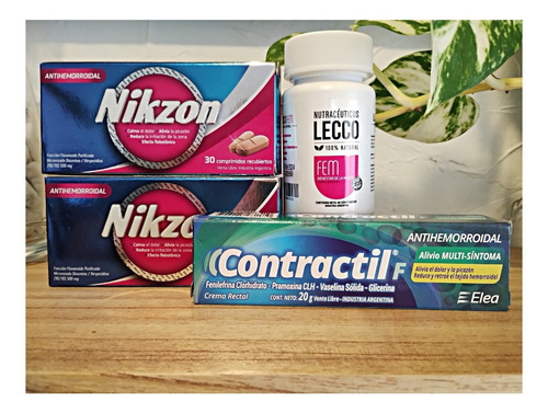 Hemorroides Flebotonico Dolor Inflamacion Combo Femenino