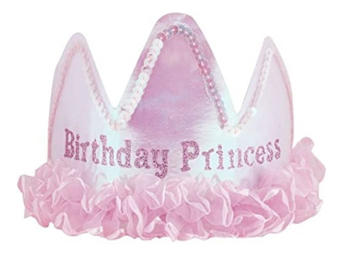 Tiara Diadema Cumpleaños Birthday Princess Carton Iridiscent