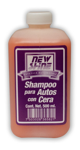 Shampoo Para Autos New Shine  Con Cera De 500 Ml