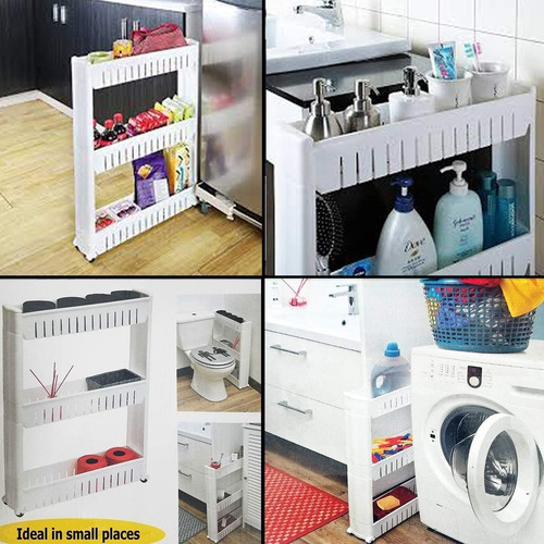 Organizadores De Cocina Baño Lavadero Mueble Carrito Carro P