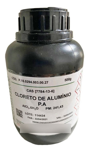 Cloreto De Aluminio 6h2o Pote 500g