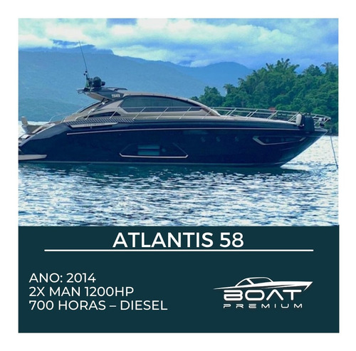 Atlantis 58, 2014, 2x Man 1200hp - Sedna Intermarine - Sessa