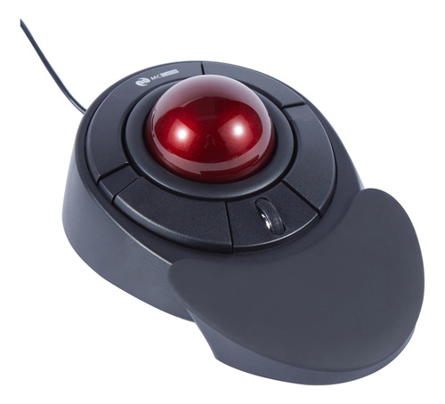 Trackball Mouse Mcsaite Com Fio Com Roda De Rolagem, Bola Ve