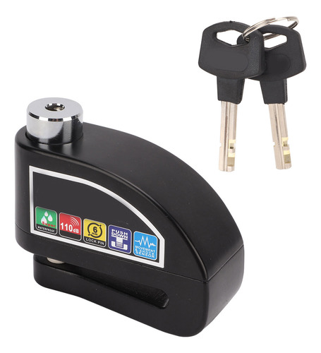 Alarma Antirrobo Con Bloqueo De Disco De Freno De 110 Db Par