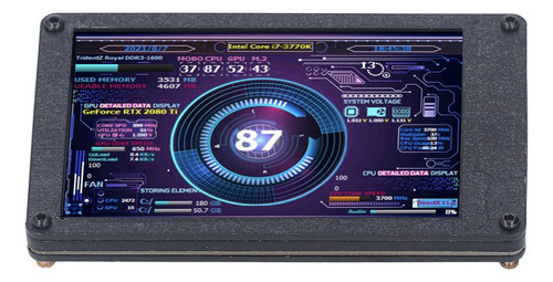 Monitor De Cpu De Computadora, Mini Pantalla Usb, Brillo Aju