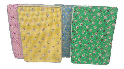 Colchoneta Cuna Corral Espuma Para Bebe Colores