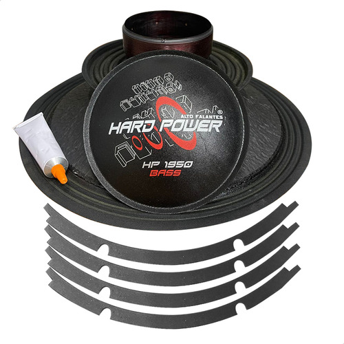 Kit Reparo Hard Power Hp 1950 Bass 15 Pol 4 Ohms Original