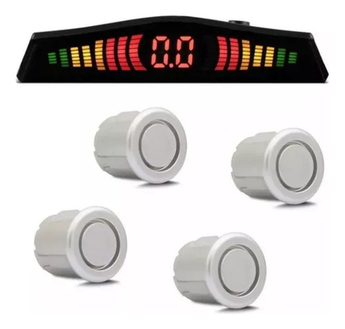 Sensor De Estacionamento Universal 4 Pontos 22mm C/display