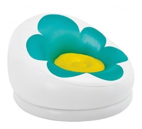 Poltrona Inflável Sofá Puff Colorido Infantil Flor - Intex