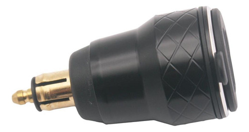 // Cargador Con Conector Din De Motocicleta A Doble Usb