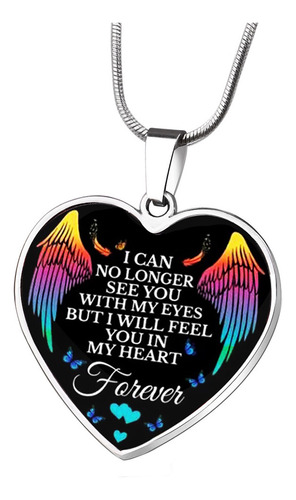 Collar De Acero Inoxidable Forever Peach Heart Penda De I Je