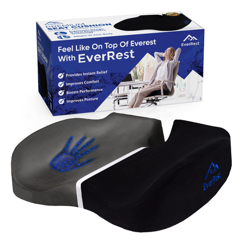 Everrest Cojin De Asiento Para Silla De Oficina De Tamano Gr