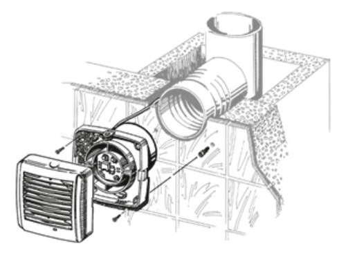 Aero-125-h Extractor De Aire Con Sensor De Humedad