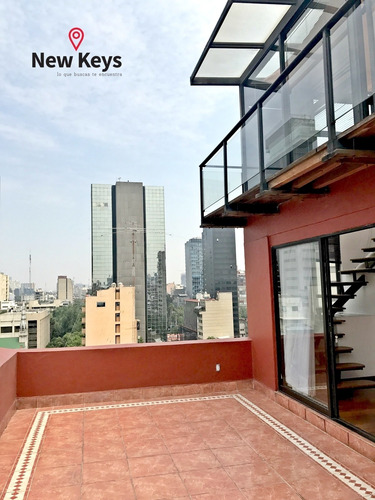 Imagen 6 de 25 de En La Juarez Venta O Renta Ph De 4 Pisos Con Terrazas Y Roof