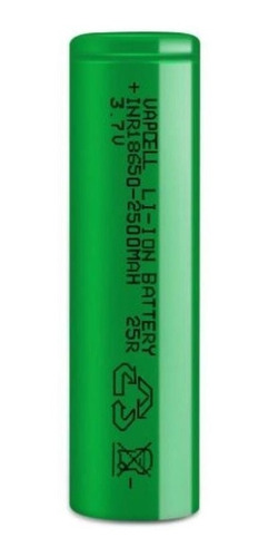 Bateria 18650 Vapcell 25r 2500mah 3.7v Inr18650-2500mah