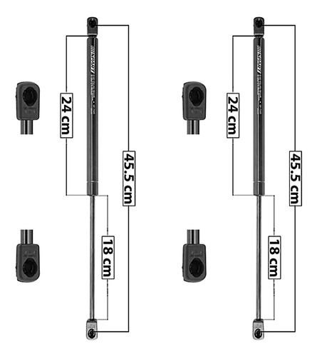 Kit-2 Amortiguadores 5a Puerta Spart Ford Focus 00 A 05