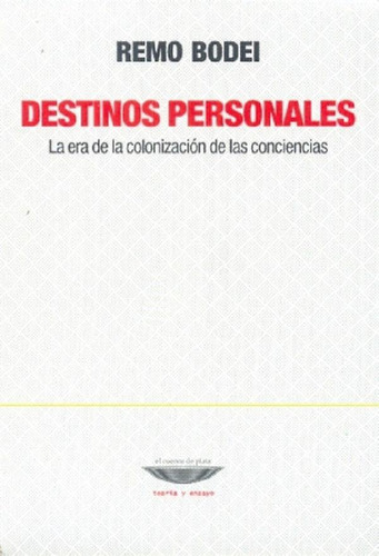 Libro - Destinos Personales - Remo Bodei