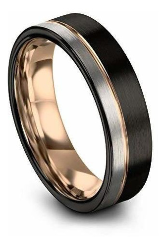 Anillo De Boda De Tungsteno De De 7 Mm Para Hombres, Mujeres