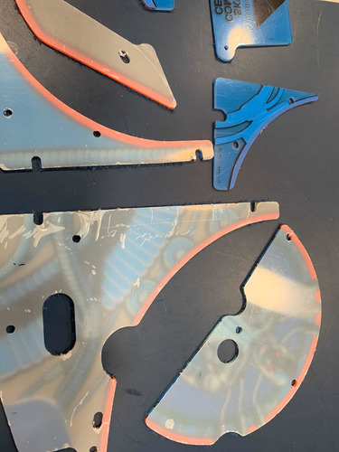 Imagen 4 de 4 de Plásticos Nuevos Pinball Flipper Terminator 2