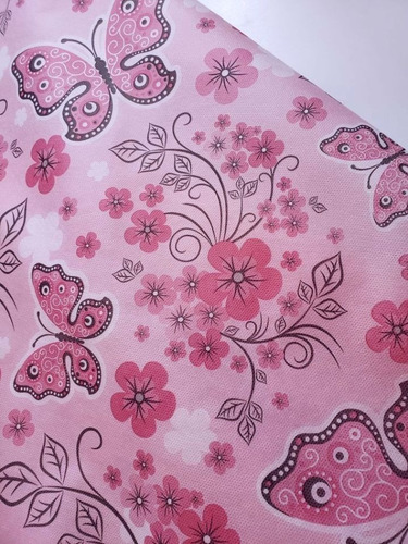 Tnt Estampado Jardim Encantado Borboletas 1,40m X 2 Metros
