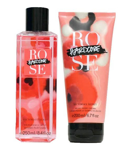 Fragance Mist Y Body Cream Rose Hardcore Victorias Secret 