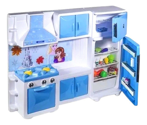 Cozinha Infantil Completa Grande Max House Ice Com Acessório