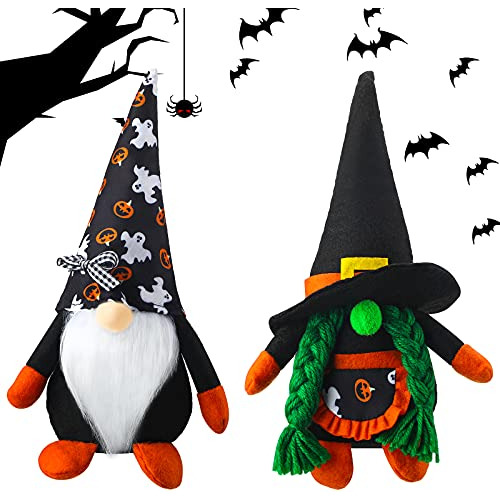 2 Piezas De Decoración De Duendes De Halloween, Muñec...