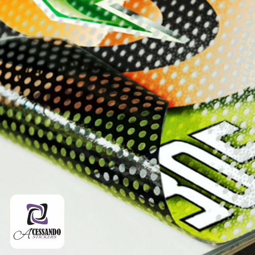 Imagem 6 de 6 de Adesivo Perfurado Vidro Carro Personalizado Festas E Eventos