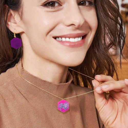 Moldes Para Resina Epoxica Joyeria Para Hacer Collar Aretes