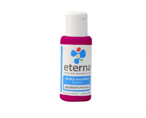 Eterna Acrilico Decorativo 50ml Magenta Perlado