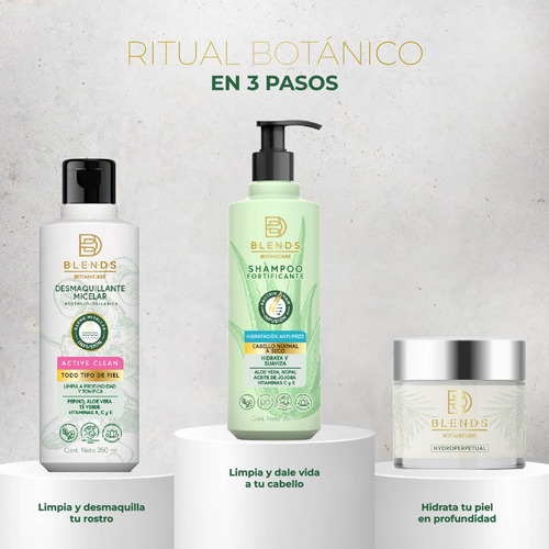 Desmaquillante Micelar Blends Botanicare Detox 350 Ml