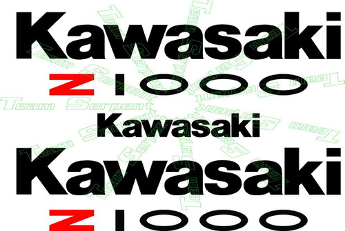 Calcomanias Kawasaki Z1000 2003-2004