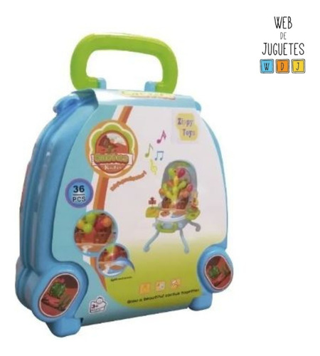 Valijita Mesita Didáctica Cactus Juguete Zippy Toys Color Valijita Cactus