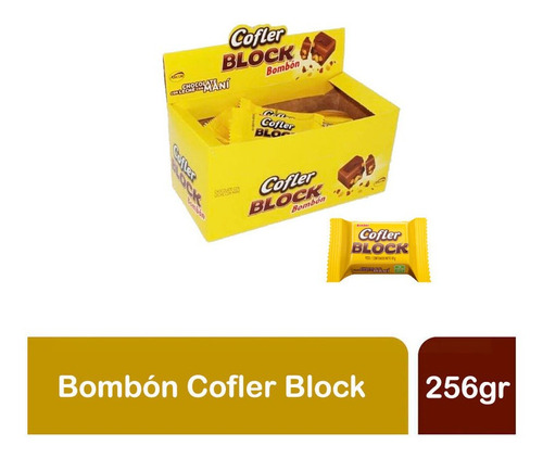 Chocolate Cofler Block Bombon Caja 256 Gr