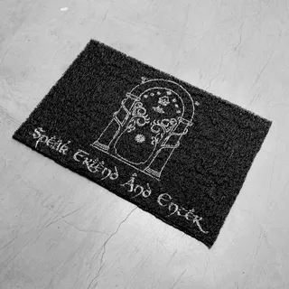 Felpudo Alfombra Lord Of The Rings Speak Friend And Enter