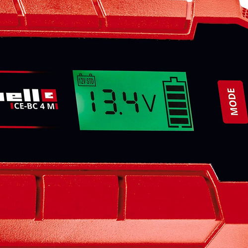 Imagen 2 de 9 de Cargador De Bateria 12v 4 Amp De Autos Motos Ce-bc Einhell