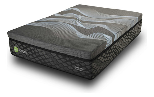 Colchón Lester King Size Hybrid Luxury - Attraction - King Color Waterfall Black