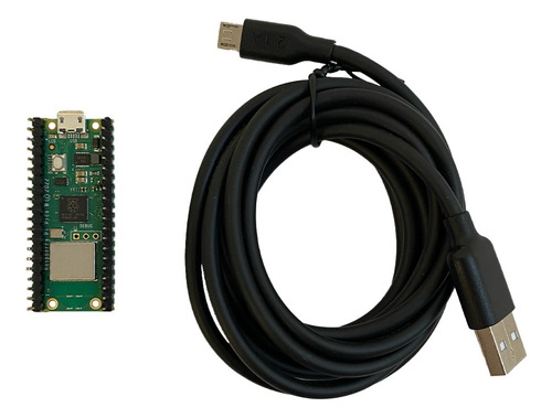 Para Raspberry Pi Pico W Wifi Pines Y Cable Usb Rp2040